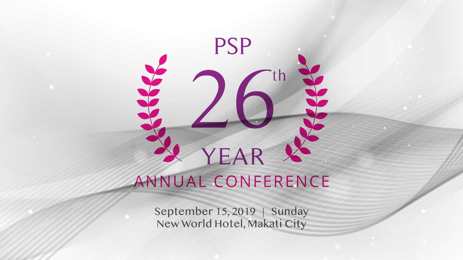 26th PSP Annual Conference